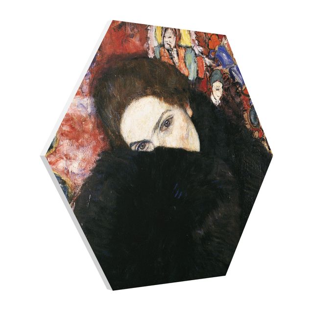 Forex hexagon - Gustav Klimt - Lady With A Muff