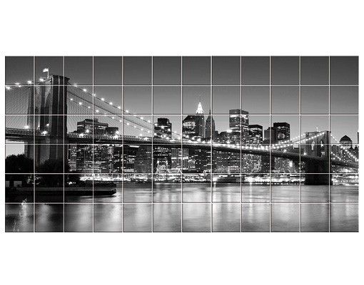 Tile sticker - Brooklyn Bridge in New York II
