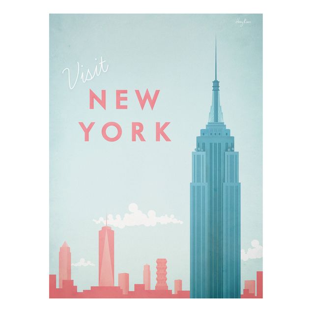 Print on forex - Travel Poster - New York
