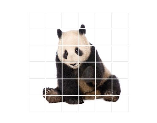 Tile sticker - Panda Paws