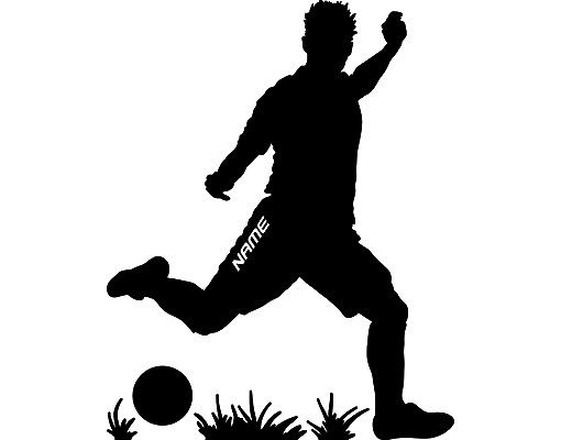 Window sticker - Wall Decal no.RS112 Customised text Football