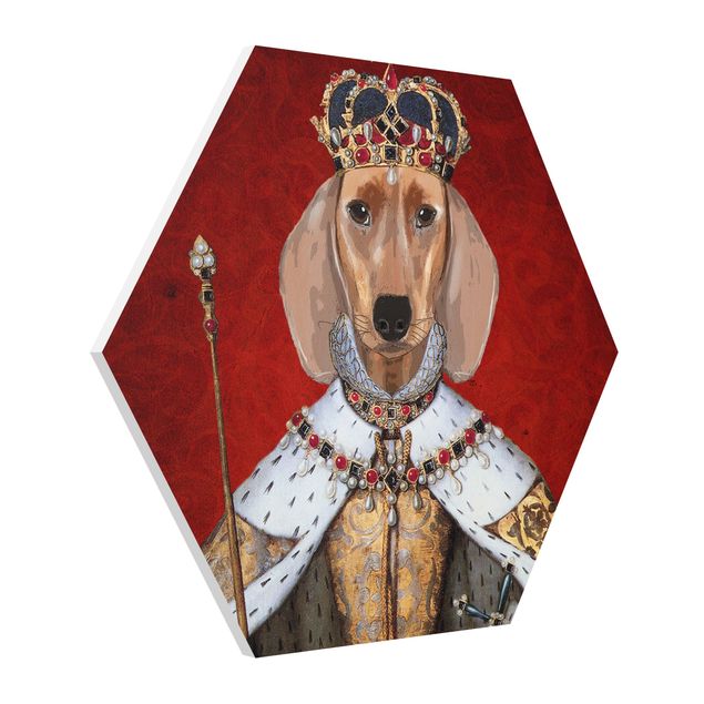 Forex hexagon - Animal Portrait - Dachshund Queen
