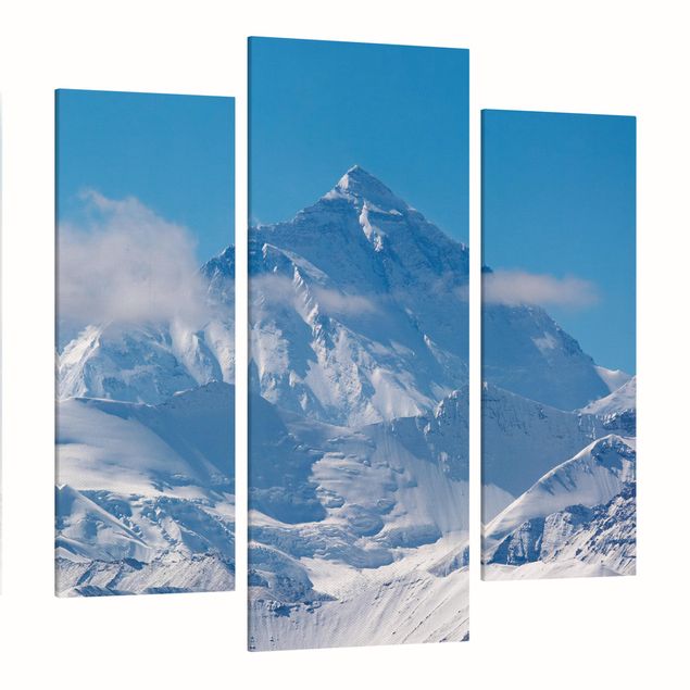 Print on canvas 3 parts - Mount Everest