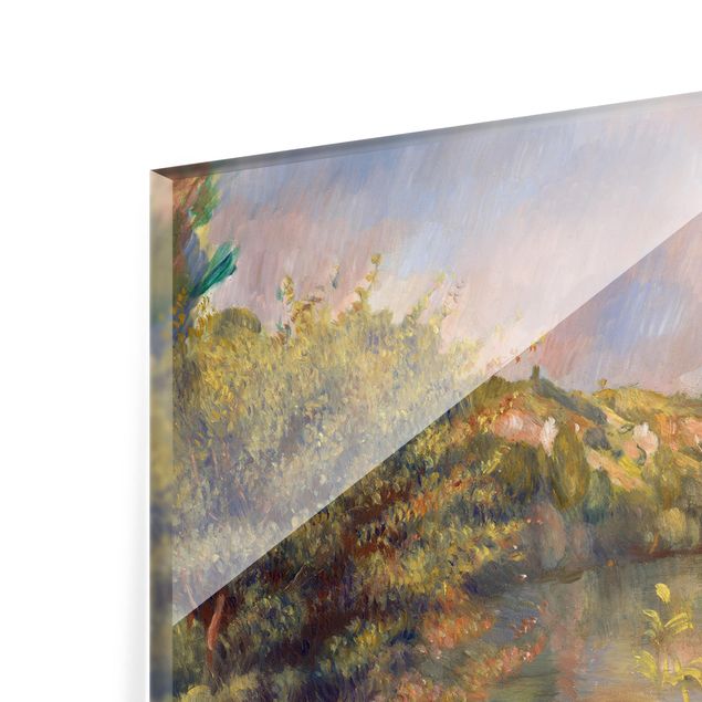 Glass Splashback - Auguste Renoir - Landscape With Lake - Landscape 3:4