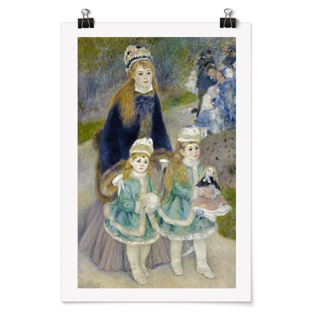 Poster art print - Auguste Renoir - Mother and Children (The Walk)
