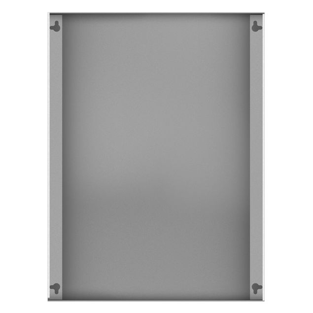 Magnetic memo board - Stripes in Black And Grey