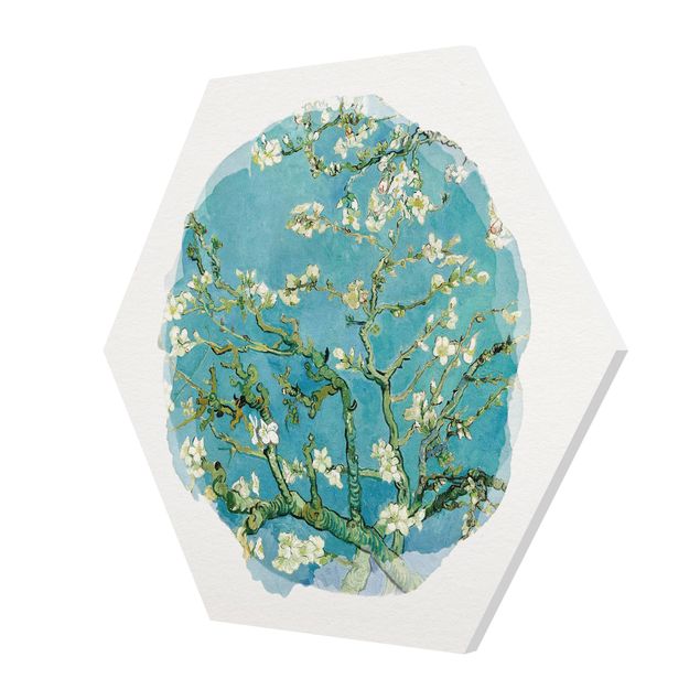 Forex hexagon - WaterColours - Vincent Van Gogh - Almond Blossom