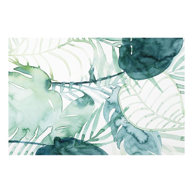 Splashback - Palm Fronds In Water Color II