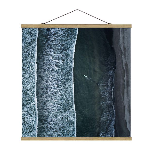 Fabric print with poster hangers - Aerial View - The Challenger