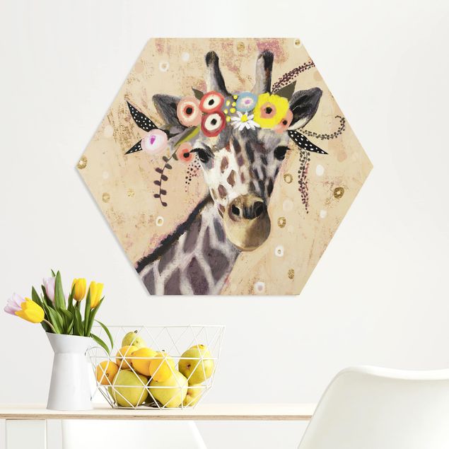 Forex hexagon - Klimt Giraffe
