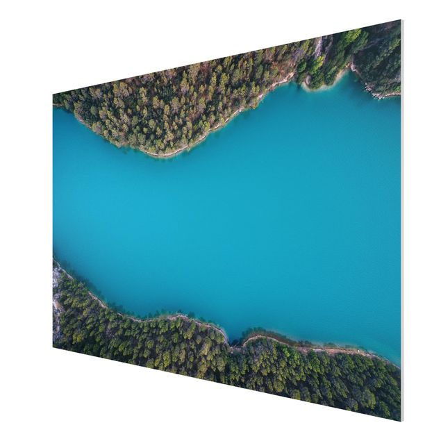 Forex print - Aerial View - Deep Blue Sea