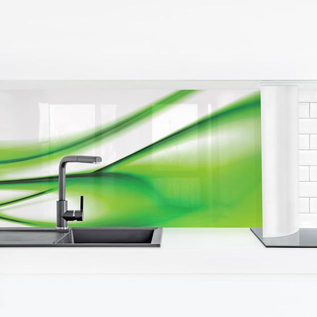 Kitchen wall cladding - Green Touch