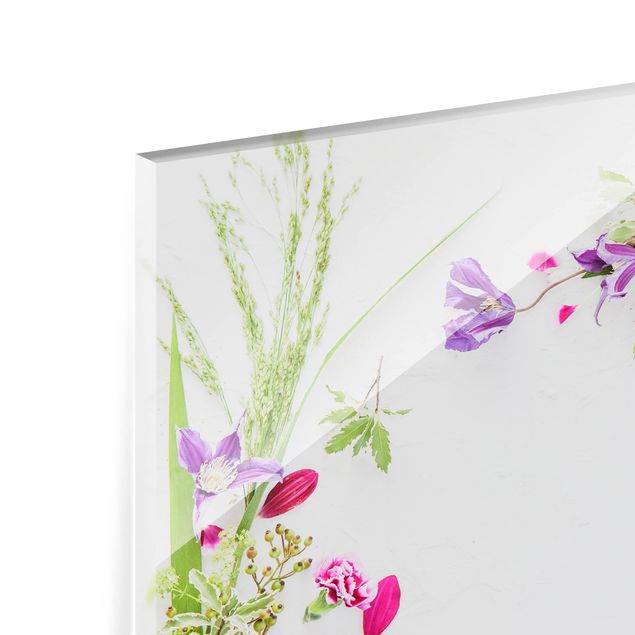 Glass Splashback - Flower Arrangement - Landscape 3:4