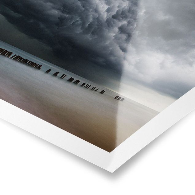Poster - Storm Clouds Over The Baltic Sea