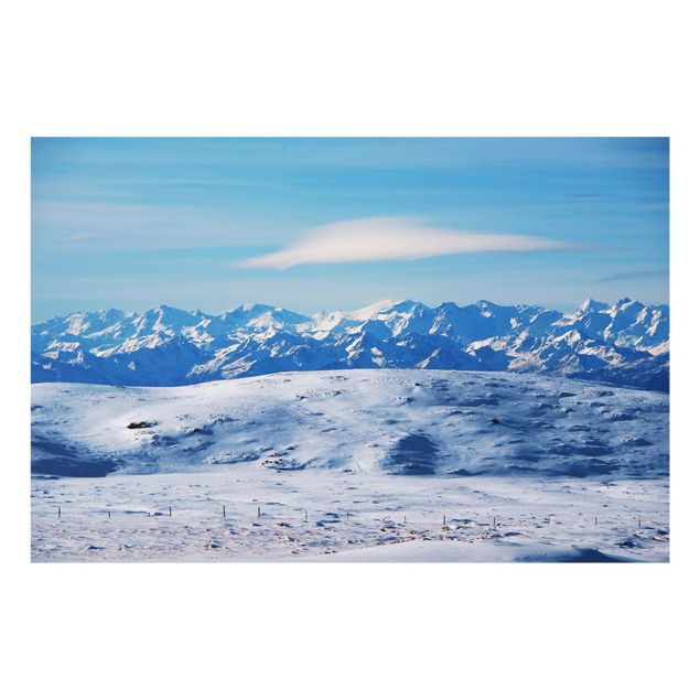 Splashback - Snowy Mountain Landscape - Landscape format 3:2