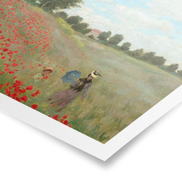 Poster - Claude Monet - Poppy Field Near Argenteuil