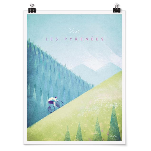 Poster - Travel Poster - The Pyrenees