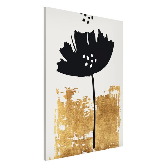 Magnetic memo board - Golden Poppy Flower