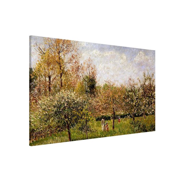 Magnetic memo board - Camille Pissarro - Spring In Eragny