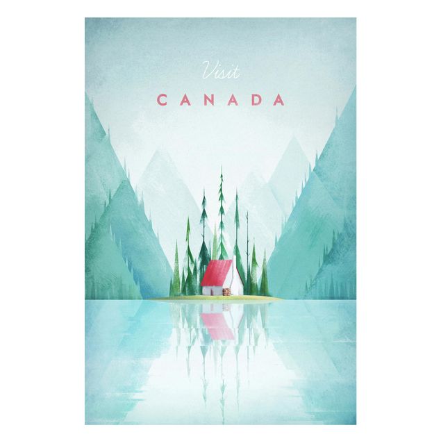 Magnetic memo board - Travel Poster - Canada
