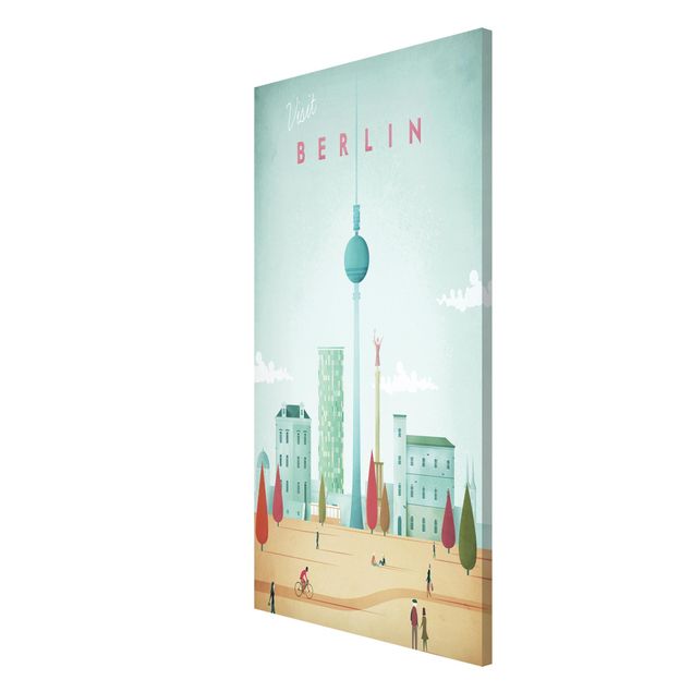 Magnetic memo board - Travel Poster - Berlin