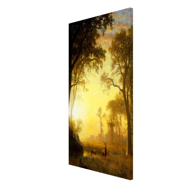 Magnetic memo board - Albert Bierstadt - Light in the Forest