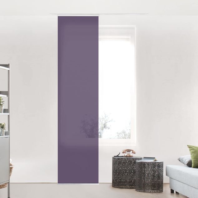 Sliding panel curtain - Red Violet
