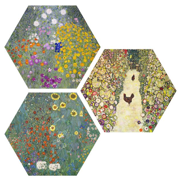 Forex hexagon - Gustav Klimt - In The Garden