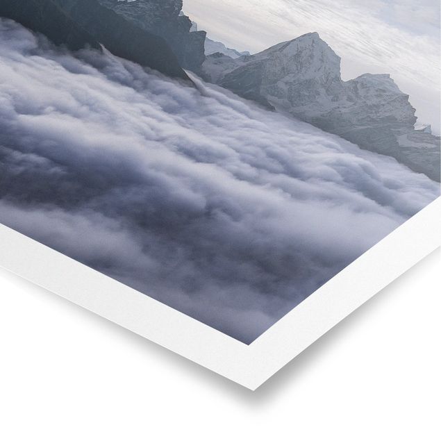 Poster - Sea Of ​​Clouds In The Himalayas