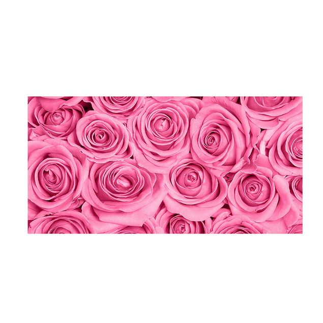 Flower Rugs Pink Roses