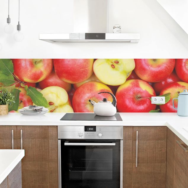 Kitchen wall cladding - Juicy apples