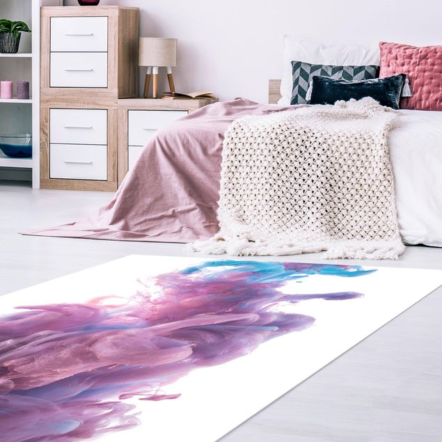 contemporary rugs Abstract Liquid Colour Effect