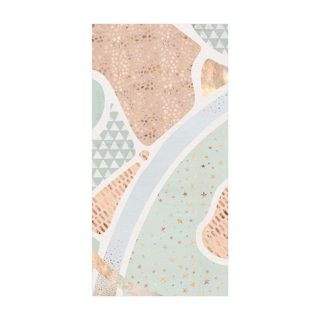 Abstract rugs Abstract Seascape Pastel Pattern