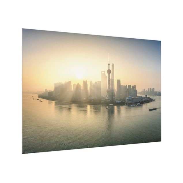 Splashback - Pudong At Dawn - Landscape format 4:3