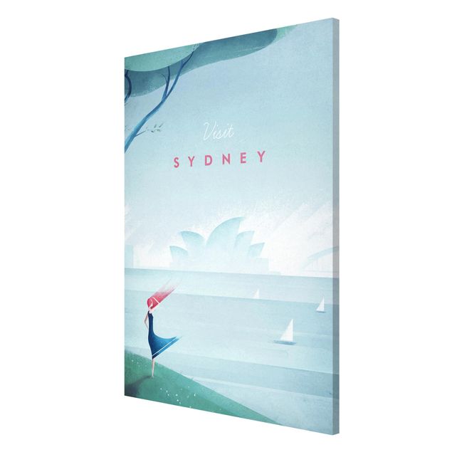 Magnetic memo board - Travel Poster - Sidney