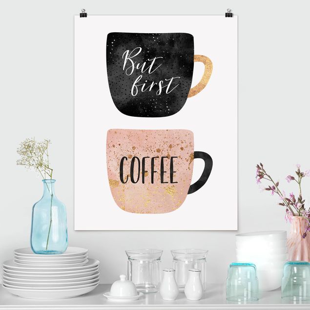 Poster - But First, Coffee