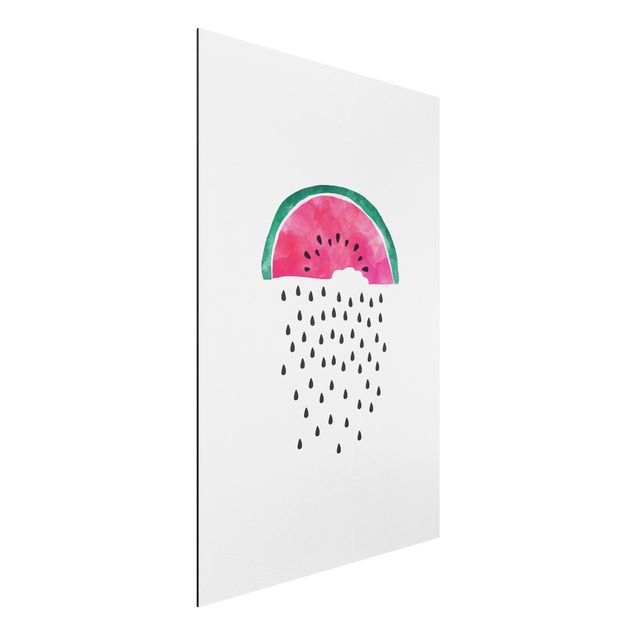 Dibond Watermelon Rain