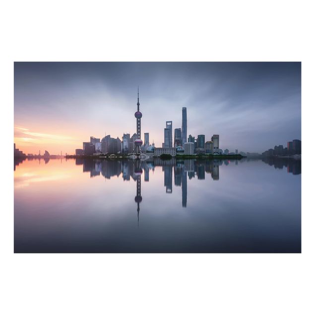 Splashback - Shanghai Skyline Morning Mood