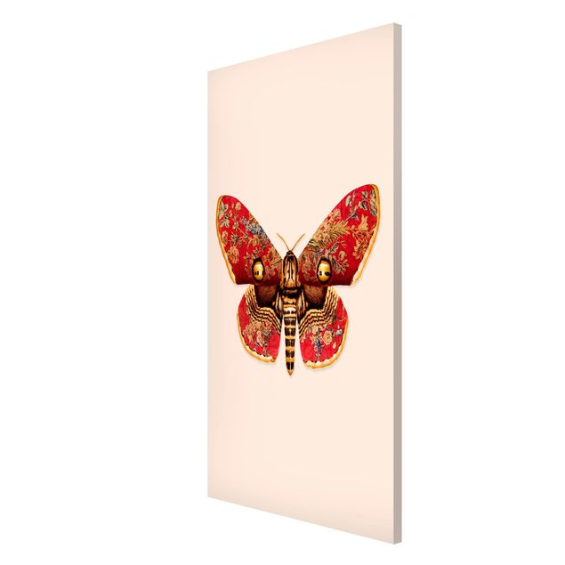 Magnetic memo board - Vintage Moth