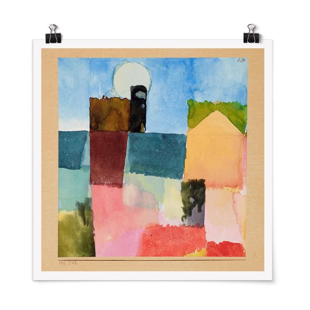 Poster - Paul Klee - Moonrise (St. Germain)