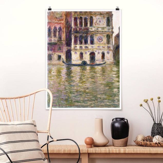 Poster art print - Claude Monet - The Palazzo Dario