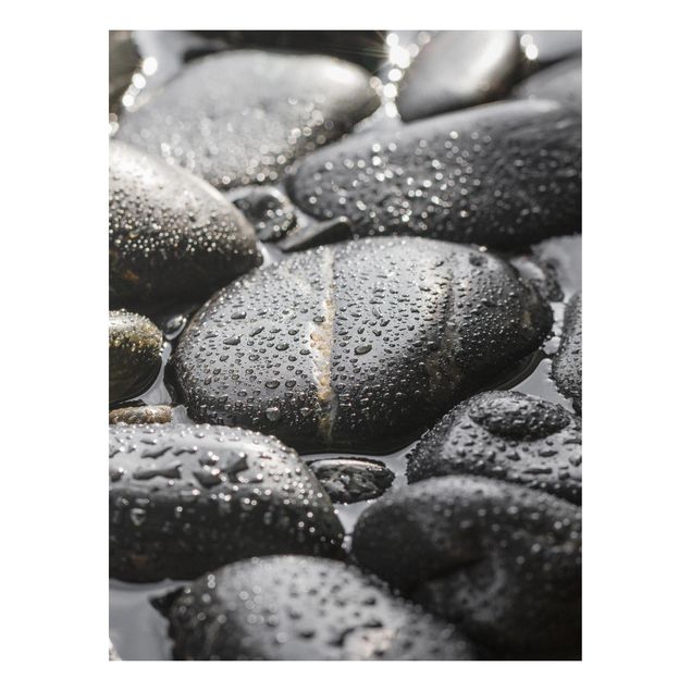 Print on forex - Black Stones In Water