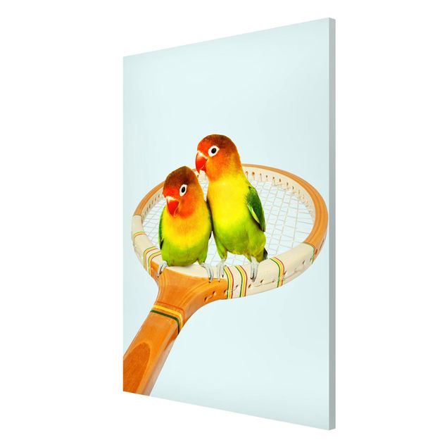 Magnetic memo board - Tennis With Birds