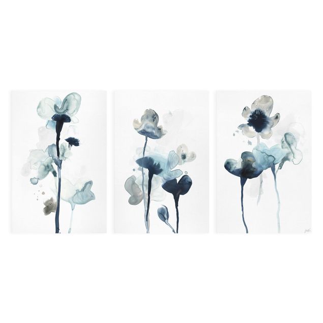 Print on canvas - Midnight Bloom Set I