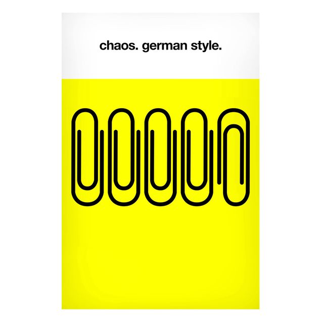 Magnetic memo board - German Chaos