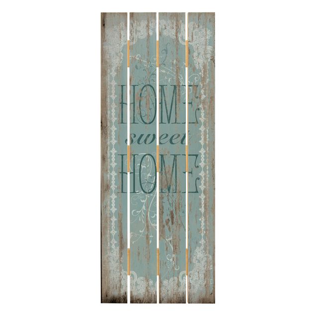 Print on wood - Sweet home