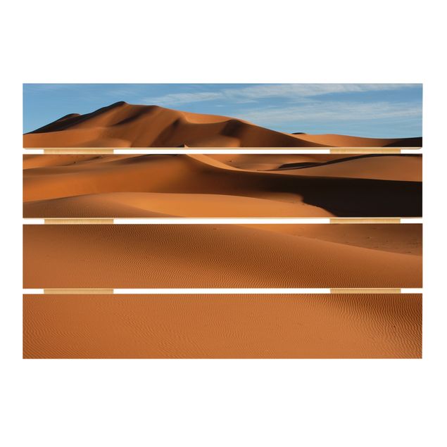 Print on wood - Desert Dunes