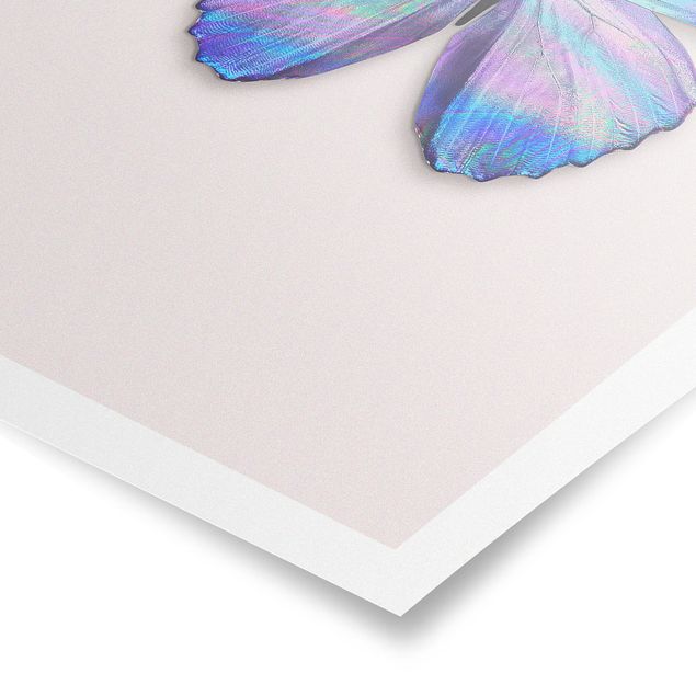 Poster animals - Holographic Butterfly