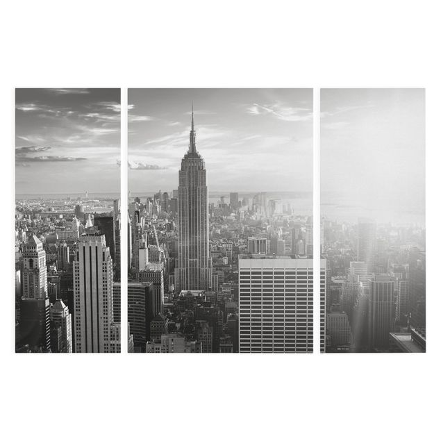 Print on canvas 3 parts - Manhattan Skyline