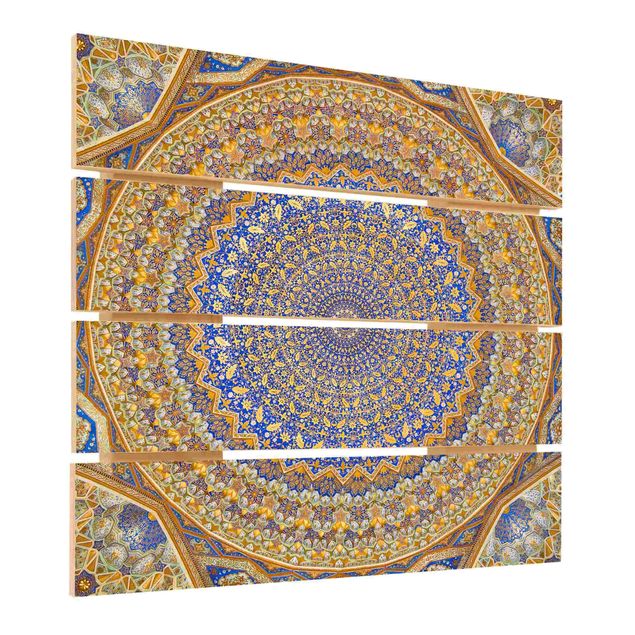 Print on wood - Dome Of The Mosque